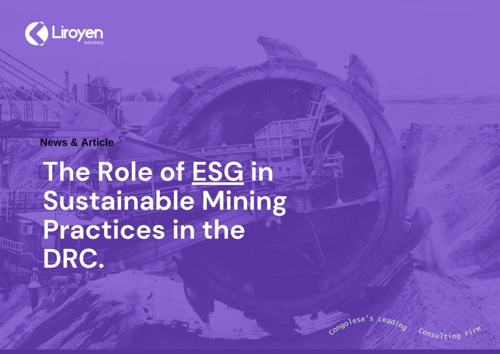 The Role of ESG in Sustainable Mining Practices in the DRC
